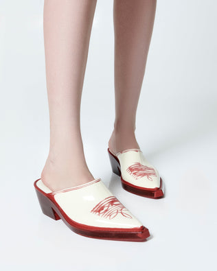 Product element, title Texas Mule in Red/Beige
 price €149,00