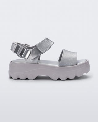 Product element, title Kick Off Sandal in Silver
 price €62,00