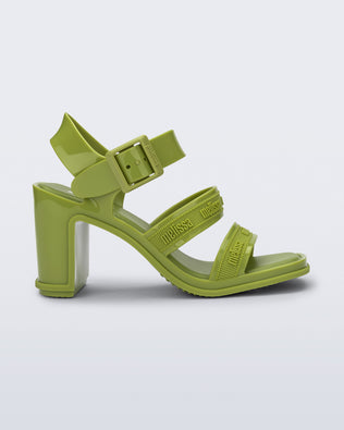 Product element, title M Lover Heel in Green
 price €129,00