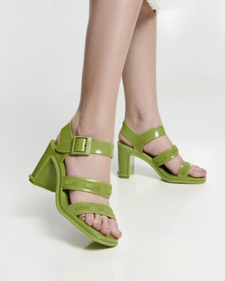 Product element, title M Lover Heel in Green
 price €129,00