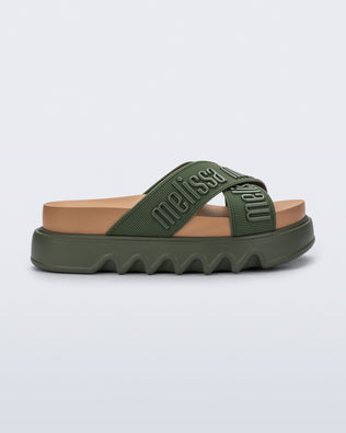 Product element, title Cross M Lover Platform in Green/Beige
 price €99,00