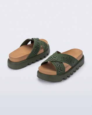 Product element, title Cross M Lover Platform in Green/Beige
 price €99,00