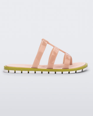 Product element, title Path Slide in Pink/Green
 price €34,50