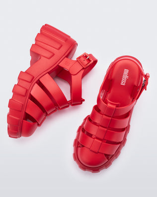 Melissa Bikini Platform AD, Sandali Con Zeppa Da Donna, Nero, Taglia 40, Super Leggeri, Soletta Imbottita