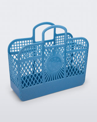 Product element, title Jelly Beach Bag in Glitter Blue
 price €99,00