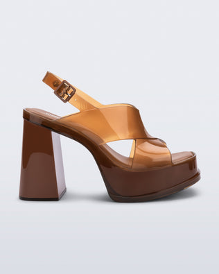 Product element, title Dance Heel in Brown
 price €139,00