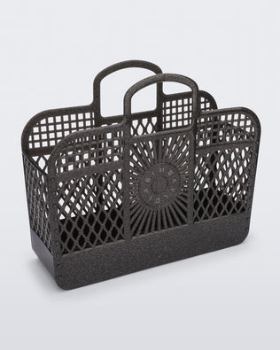 Product element, title Jelly Beach Bag in Glitter Black
 price €99,00