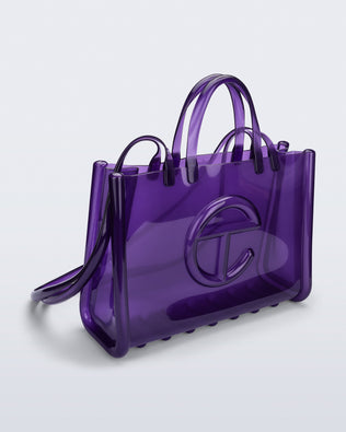 Product element, title Large Jelly Shopper in Purple
 price €250,00