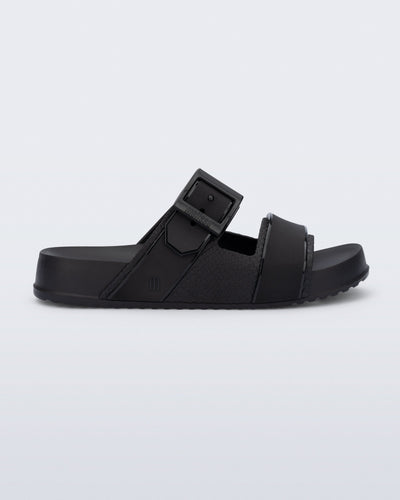 Side view of a black Cozy Connection slide