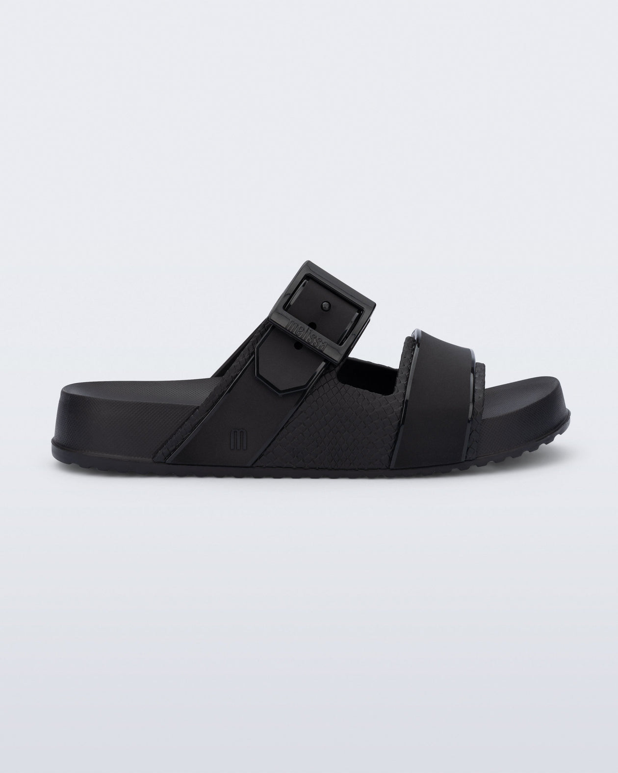 Side view of a black Cozy Connection slide