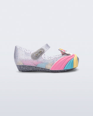 Product element, title Ultragirl Unicorn in Glitter Clear/Pink
 price €45,00